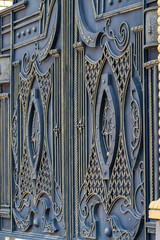 beautiful decorative metal elements forged wrought iron gates