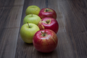 Delicious apples harvest at September
