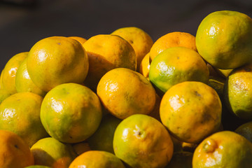 Fresh Oranges in the Market