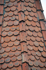 Roof with old tile