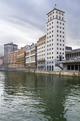 Bilbao, main city of Biscay, Spain.