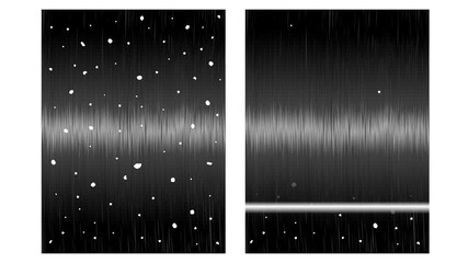 dandruff hair and good hair , before and after / graphic animation