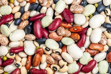 Mixed beans background