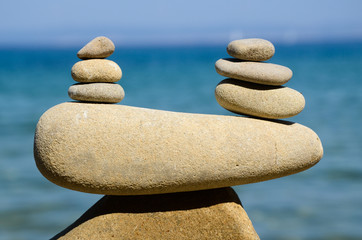 Fototapeta na wymiar Balance, Steine, Ausgeglichen