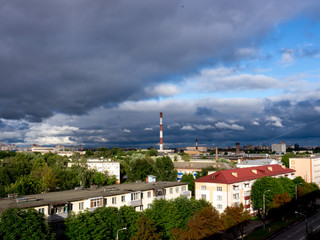 Obraz premium The Factory chimneys.