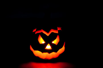 The main symbol of the holiday is Halloween Jack-o-lantern. Illuminates the path to the souls.