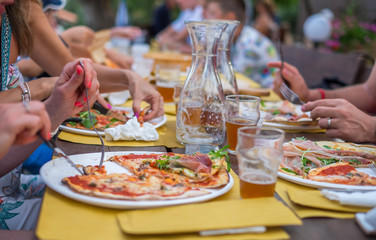 Feast - pizza and beer