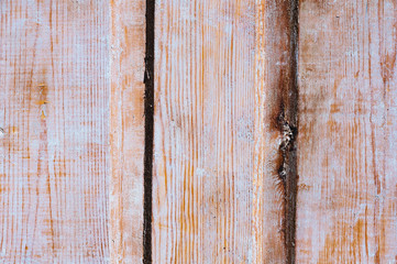 Fragment of old dirty wooden door. Background