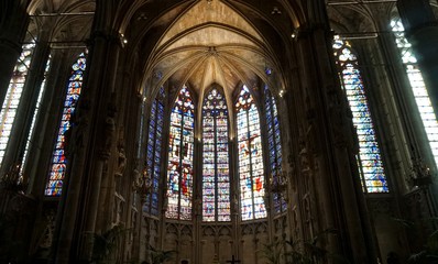 Cristalera Basílica de San Nazario (Saint-Nazaire), Carcassonne