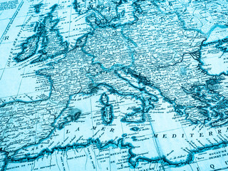 古地図　ヨーロッパ