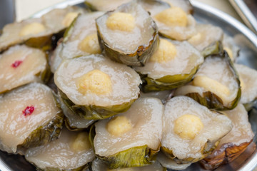 Sticky Rice Cake is a food on Ancestor Worship on Chinese New Year and ghost festival.