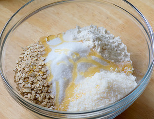 Ingredients for cookies