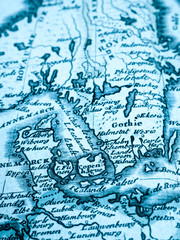 古地図　北ヨーロッパ