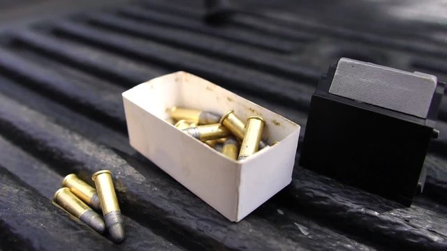 Slow Motion: Snipers are prepared with equipment of firearms to the mission footage