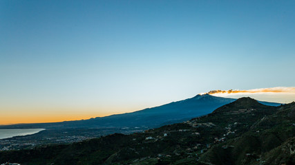 the Etna volcano