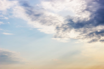 sky with clouds and sun, cloudy sky....