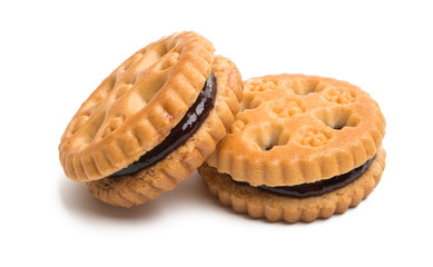 double biscuits isolated