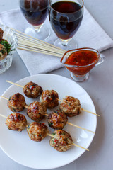 Meatballs with meat
