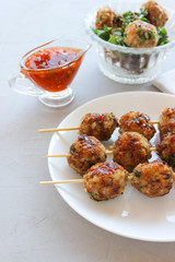 Meatballs with meat