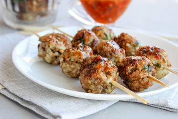 Meatballs with meat
