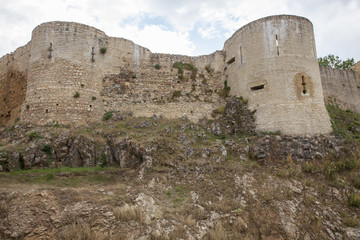 06/15/2018 Falaise France. Old medieval castle of Guillaume le conquerant in Falaise France