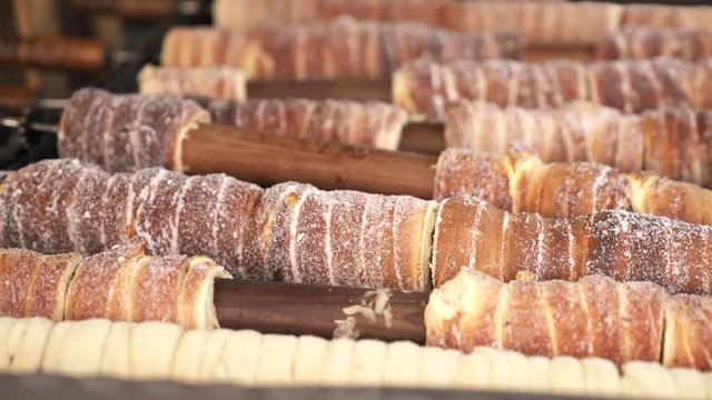 Trdelnik, a typical Pastry of Prague