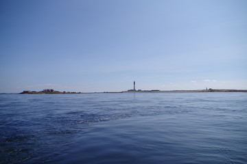 L'ile de Sein, dans la mer d'Iroise