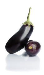 eggplant or aubergine vegetable