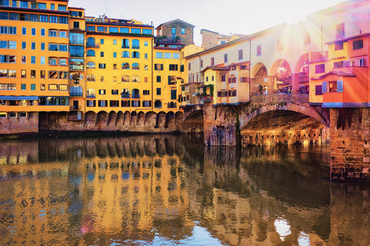 Ponte Vecchio bridge in Florence