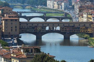 Firenze - Ponte Vecchio da Piazzale Michelangelo