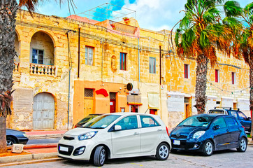 Central Street at the embankment Marsaxlokk