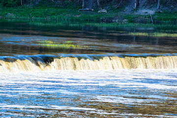 Ventas Rumba waterfall at Kuldiga in Latvia