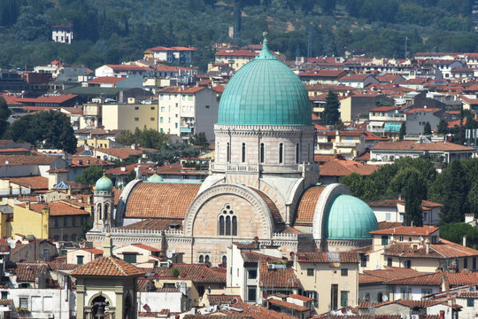 Firenze - Sinagoga da piazzale Michelangelo