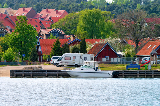 Nida resort town Lithuania Curonian Spit and Baltic Sea