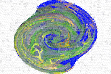 Background abstract grunge, rough or retro circle or sphere type. Wallpaper, concept, design & color.