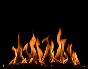 Fototapeta premium Fiery fire