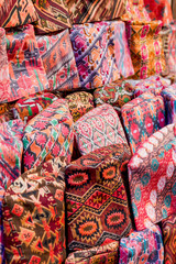 Nepali National Cap Dhaka Topi for Sale in the Street,Background