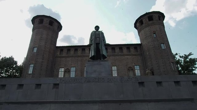 Emanuele Filiberto Duca D'Aosta and the Castello Casaforte of the Acaja in 4k