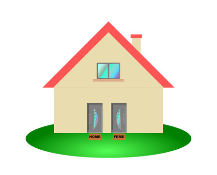 Maison, home/femme
