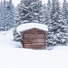 Cabin in austrian alps