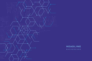 Abstract geometric technological background.