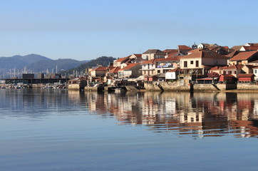 Fototapeta na wymiar Fishing village of Combarro. Galicia, Spain