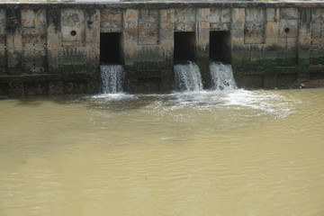 Waste Water Flood canel