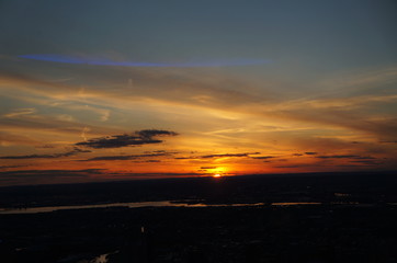 NYC sunset