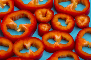 Red sweet peppers