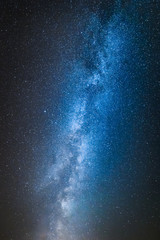 Blue and white milky way with million stars © shaiith