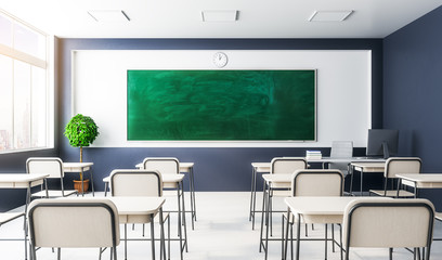 New classroom interior