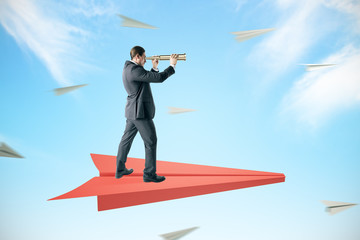 Leadership and research concept