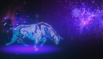 Creative taurus wallpaper - Powered by Adobe