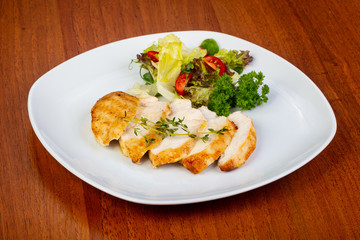 Delicious grilled chicken